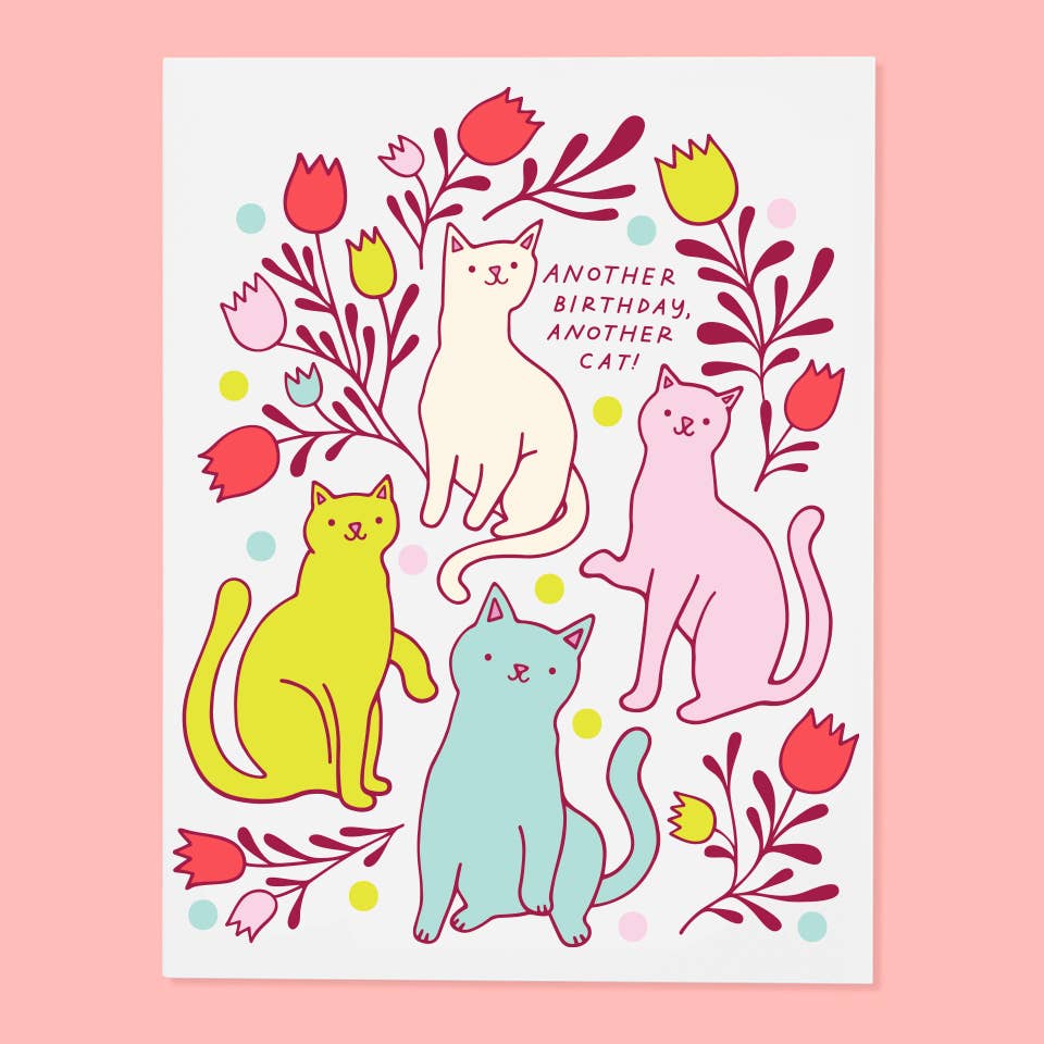 Another Cat Bday - Card