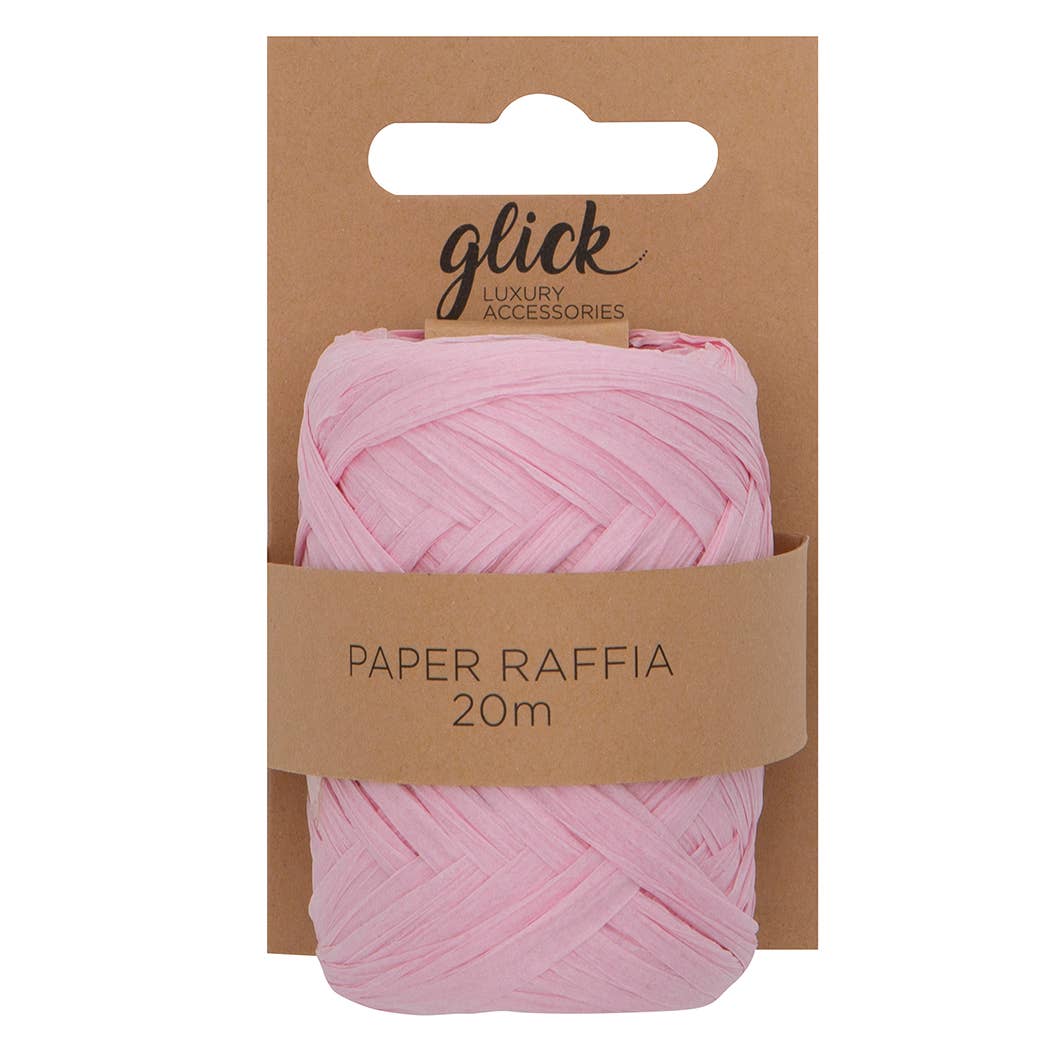 PAPER RAFFIA 20M BABY PINK