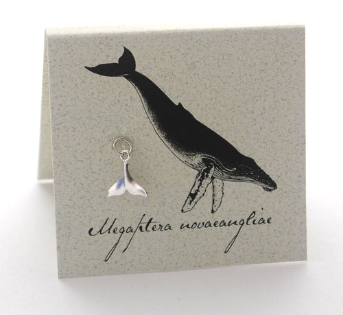 Whale Tail Charm - silver  Natural History - Front & Company: Gift Store