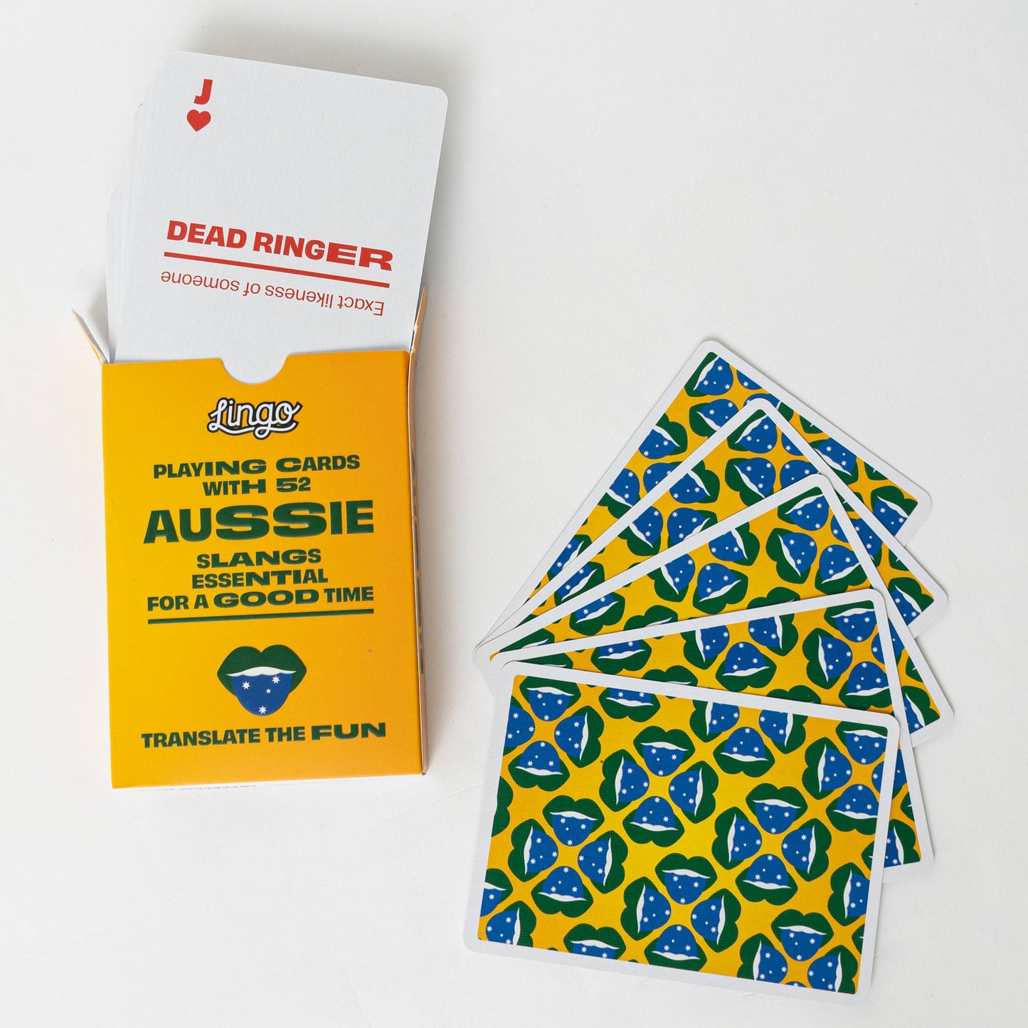 Aussie Slang Travel Playing Cards in Tin Travel Case