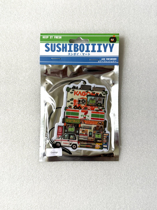 7/11 Car Air Freshener (Orange)