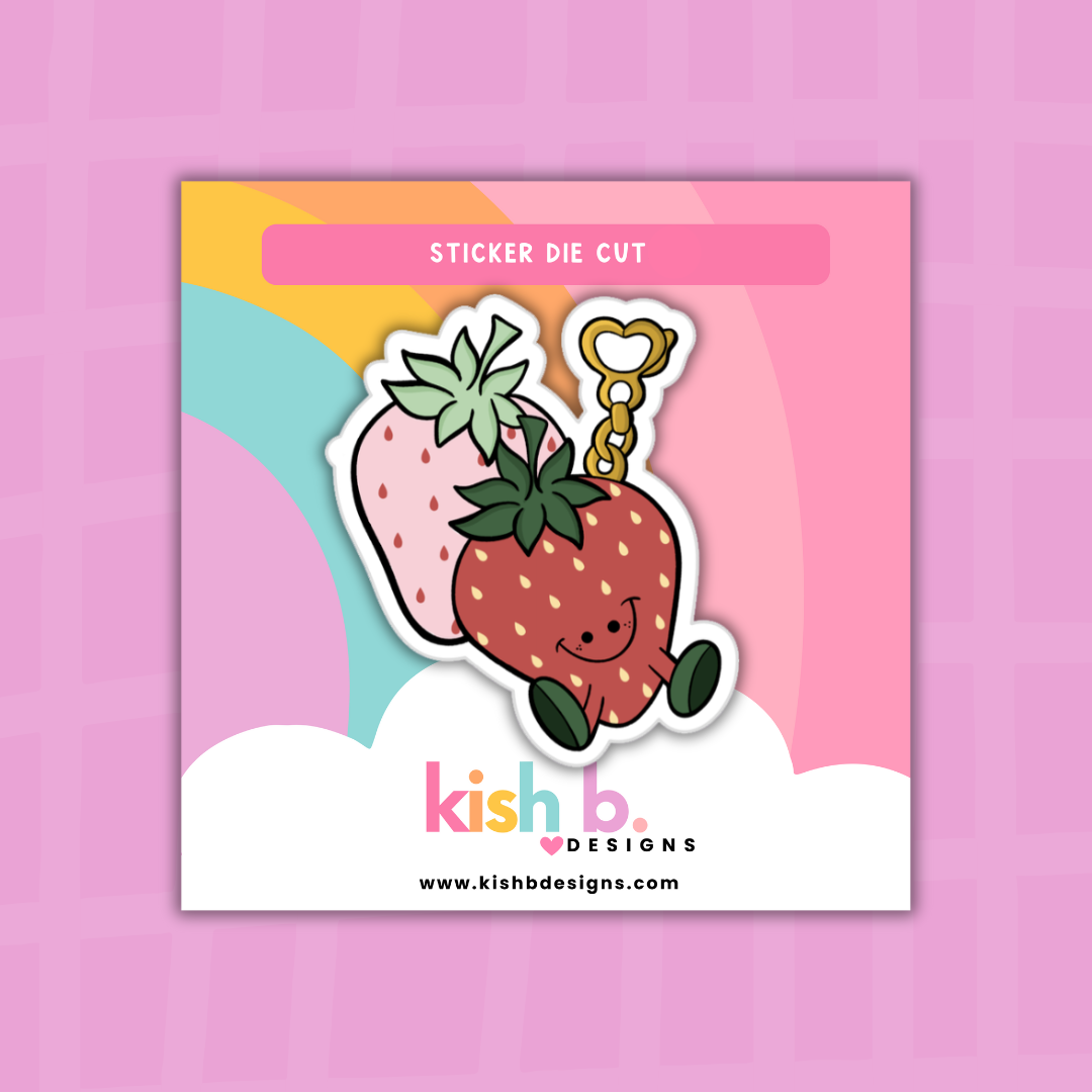 Strawberry Trinkets| Sticker Die Cut(s)