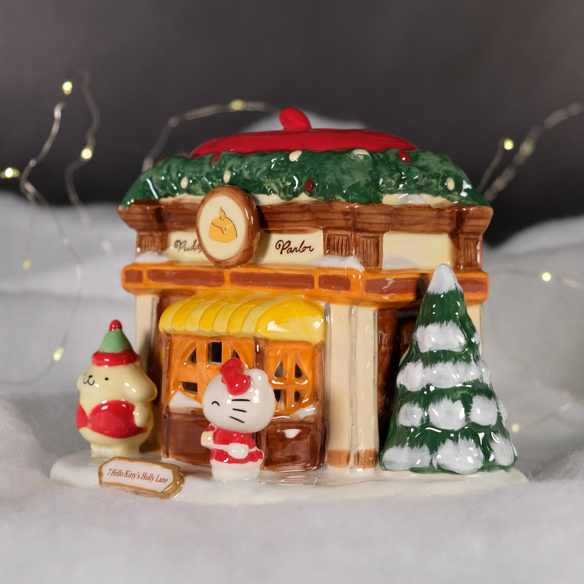 Pompompurin Pudding Parlor Christmas Candle House