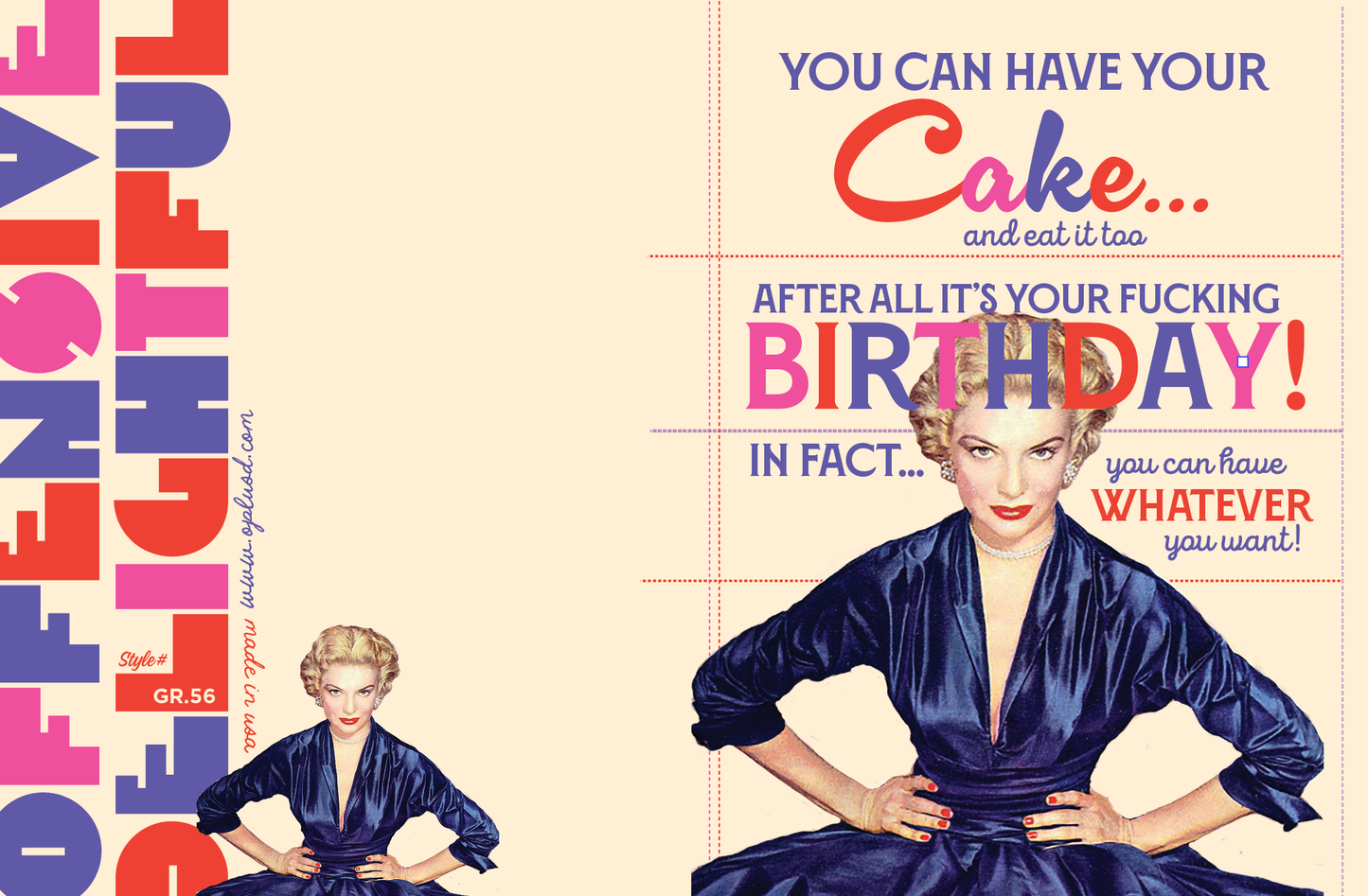 YOUR CAKE! birthday card