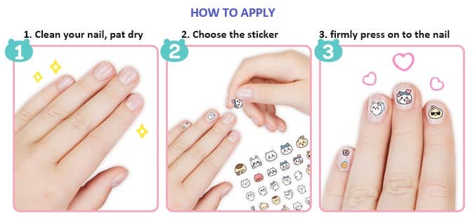 Chiikawa Nail Sticker/ Nail Art