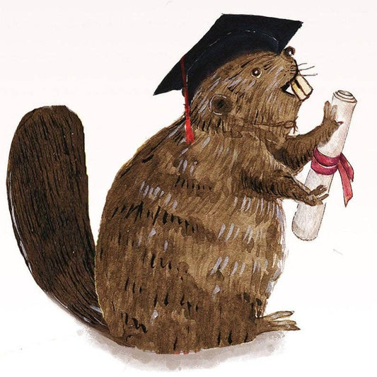 Beaver Dam Grad - Funny Graduation Card