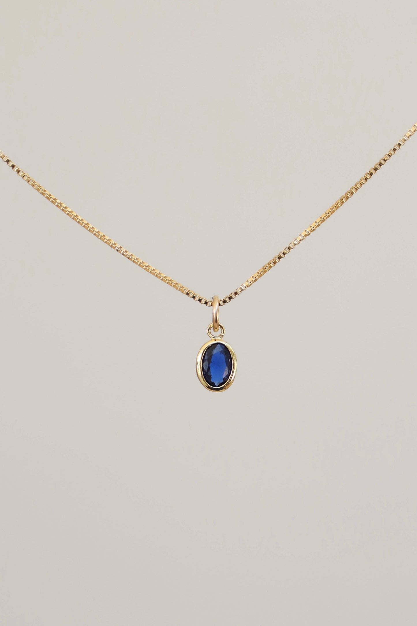 OVAL BIRTHSTONE CHARM