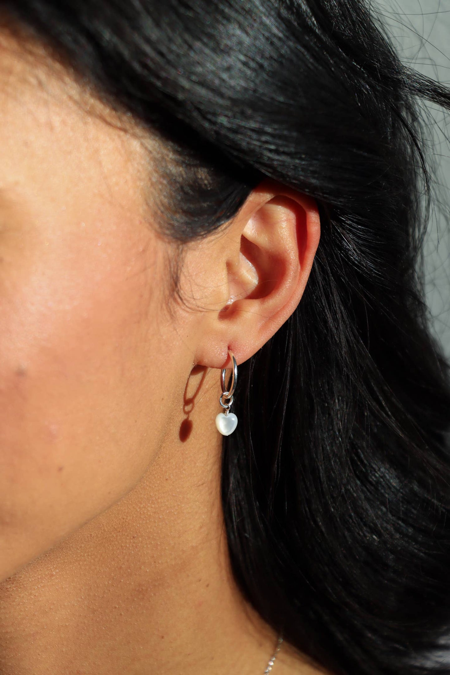 Luminous Heart Hoops I Valentine's Day Jewelry