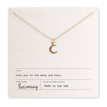 Load image into Gallery viewer, Love You To The Moon Necklace
