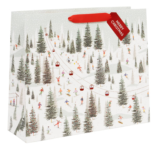 Bag Shopper Landscape Christmas On The Piste