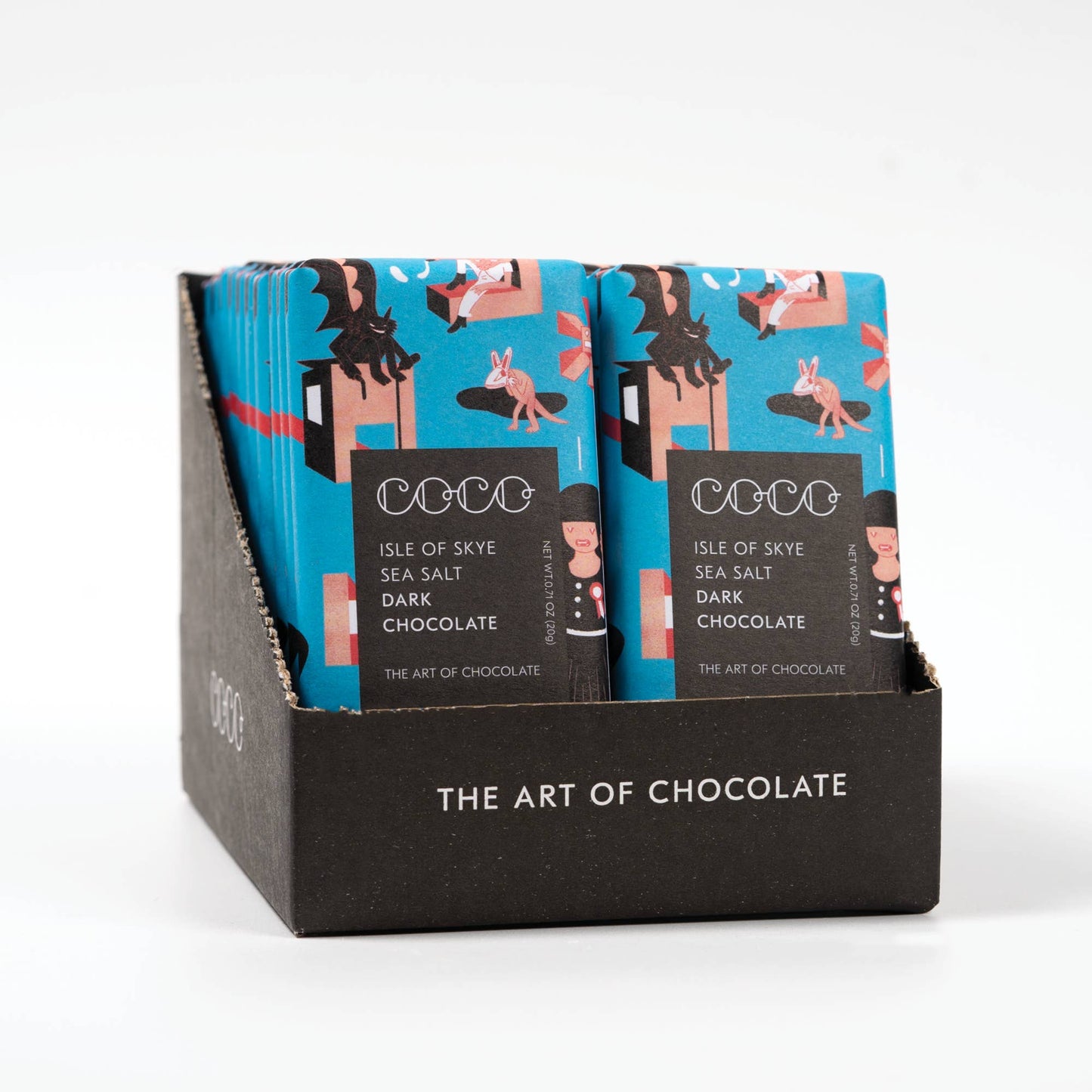 Isle of Skye Sea Salt Dark Mini Chocolate Bar