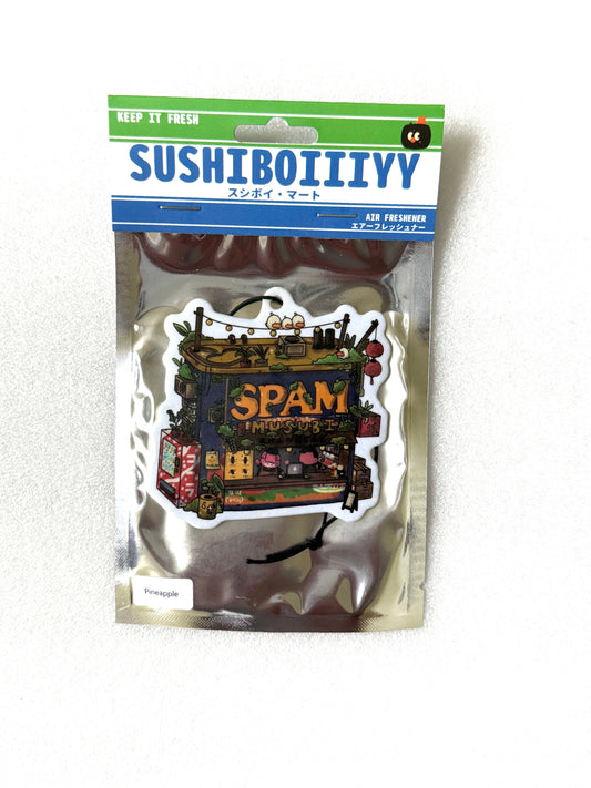 Spam Can Car Air Freshener (Pineapple)
