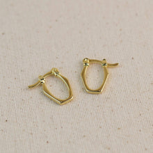 Load image into Gallery viewer, 18k Gold Filled Geometric Dangle Earrings
