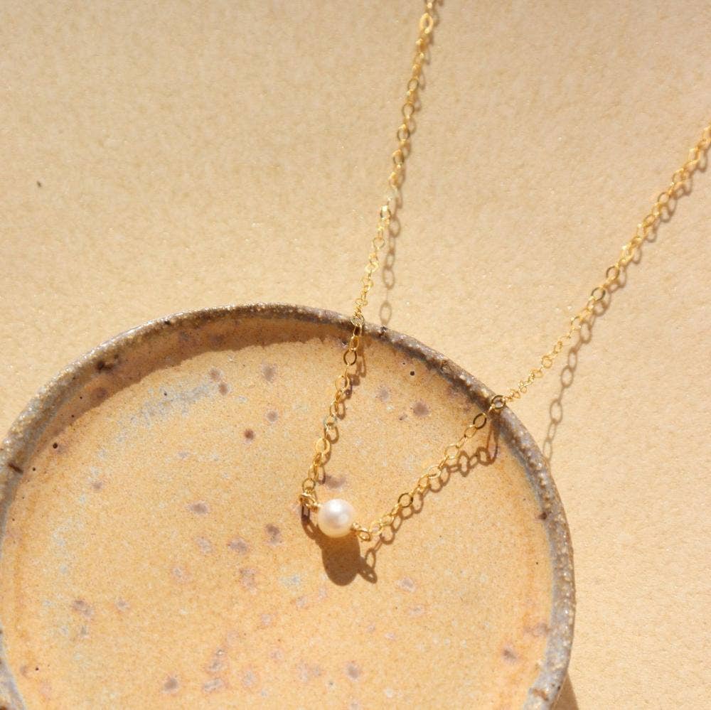 Mini Pearl Necklace I Valentine's Day Jewelry