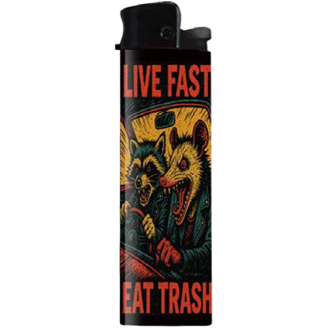Live Fast Eat Trash Lighter