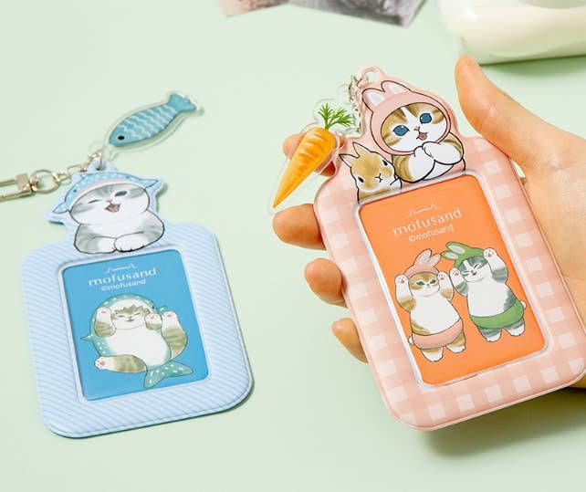 Mofusand Photo Card Multi Keyring
