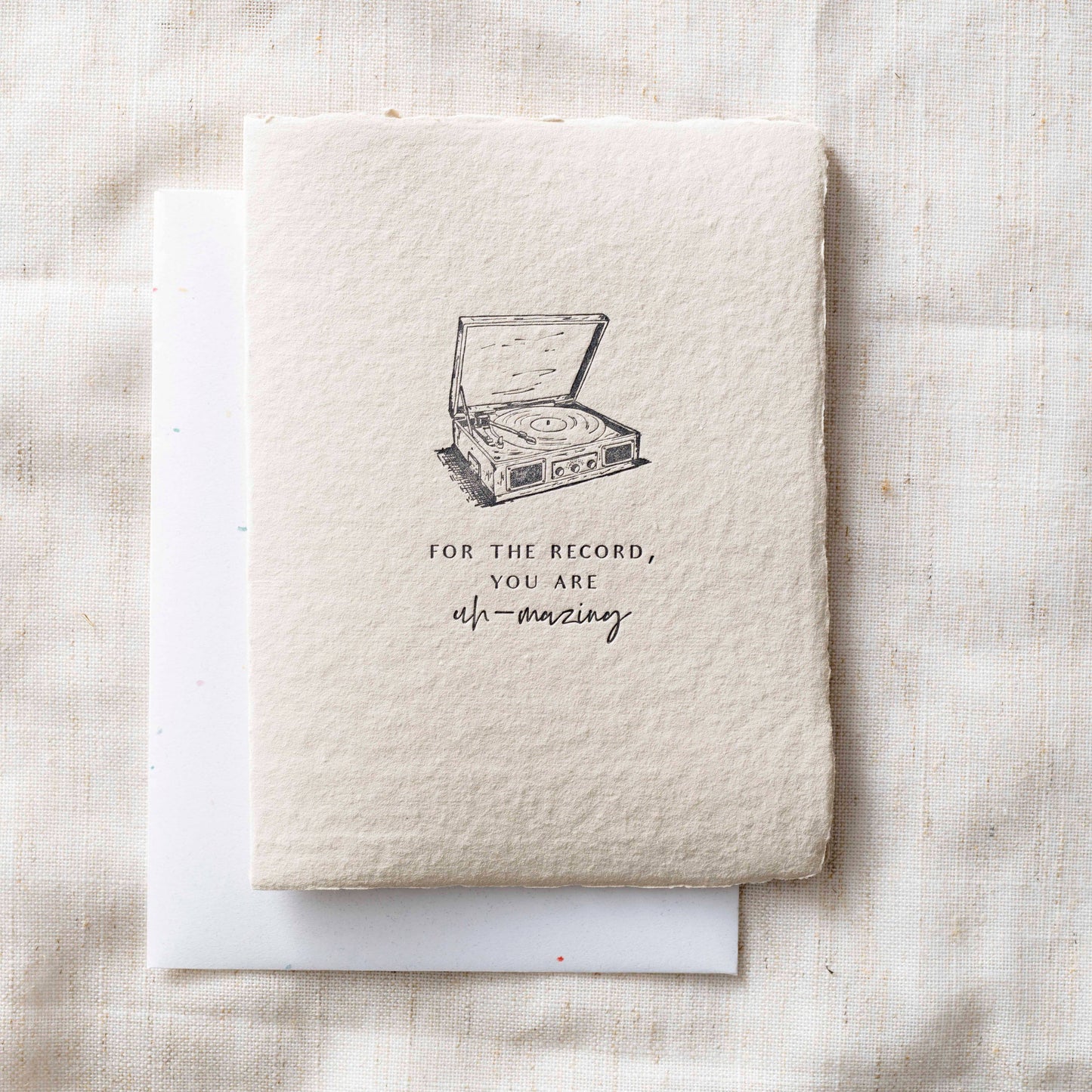 For the record. You are Uh-mazing | Friend Card