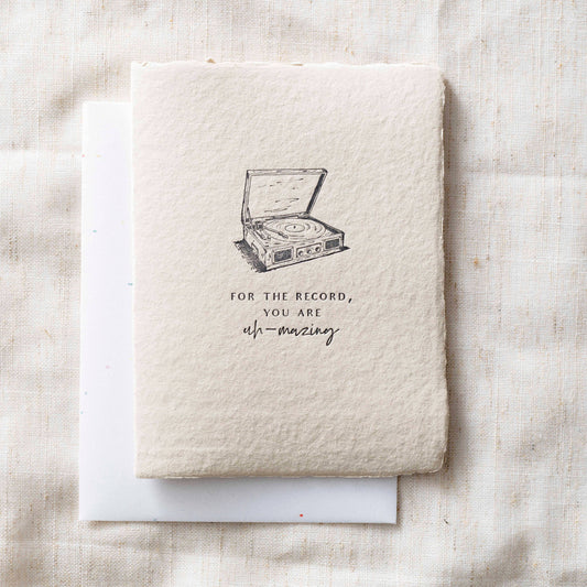For the record. You are Uh-mazing | Friend Card