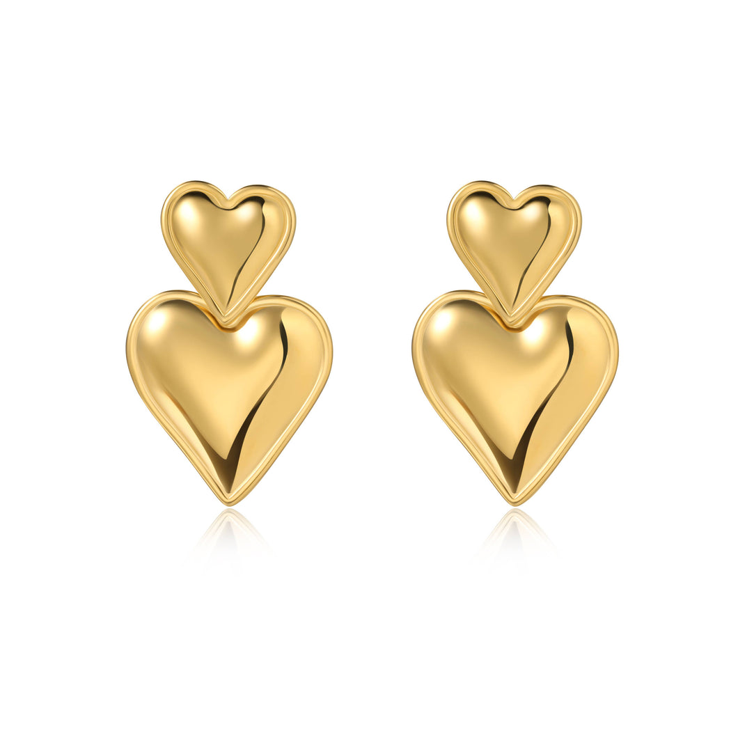 Brynn Heart Earring