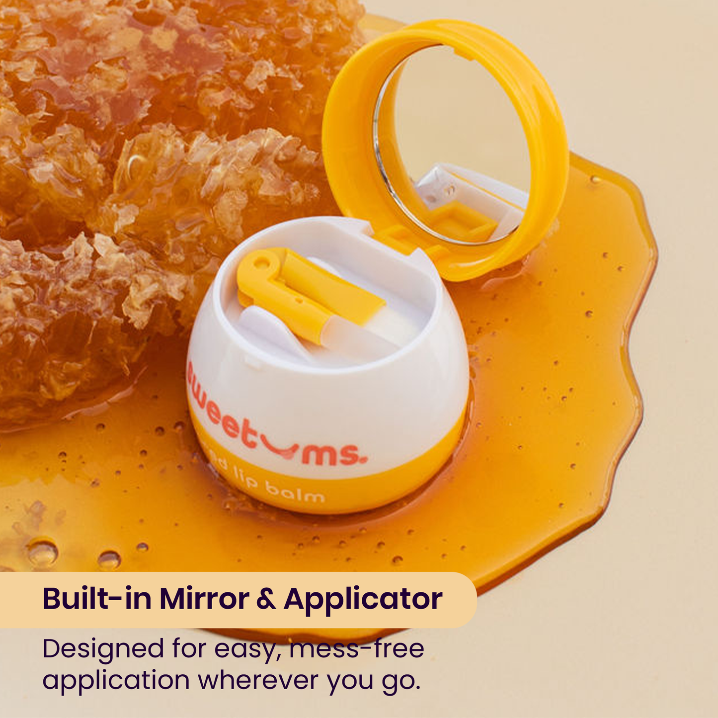Honey Flavored Lip Gloss Jojoba Oil Vegan Valentine's Beauty