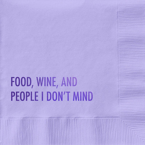 Food & Wine Cocktail Napkin - Front & Company: Gift Store