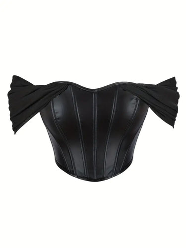 Black Cage Outside Wear Bodysuit Corset - Front & Company: Gift Store