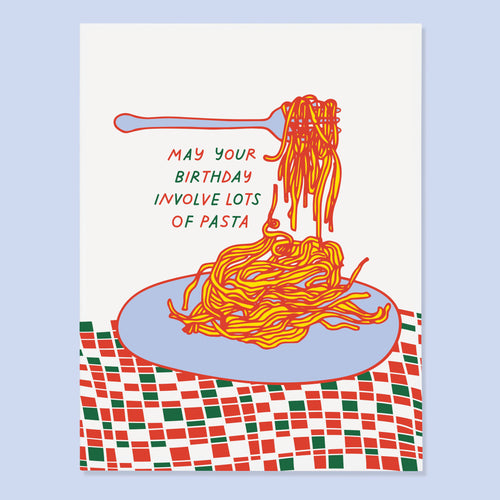 Pasta Bday Card - Front & Company: Gift Store