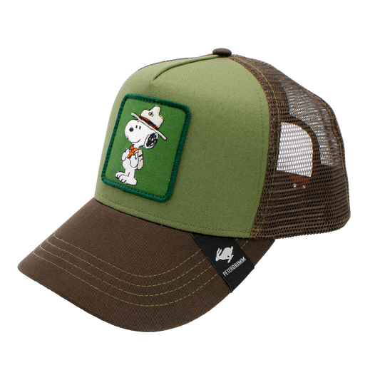 Beagle Scout Cotton Mesh Trucker Adjustable Peanuts Cap