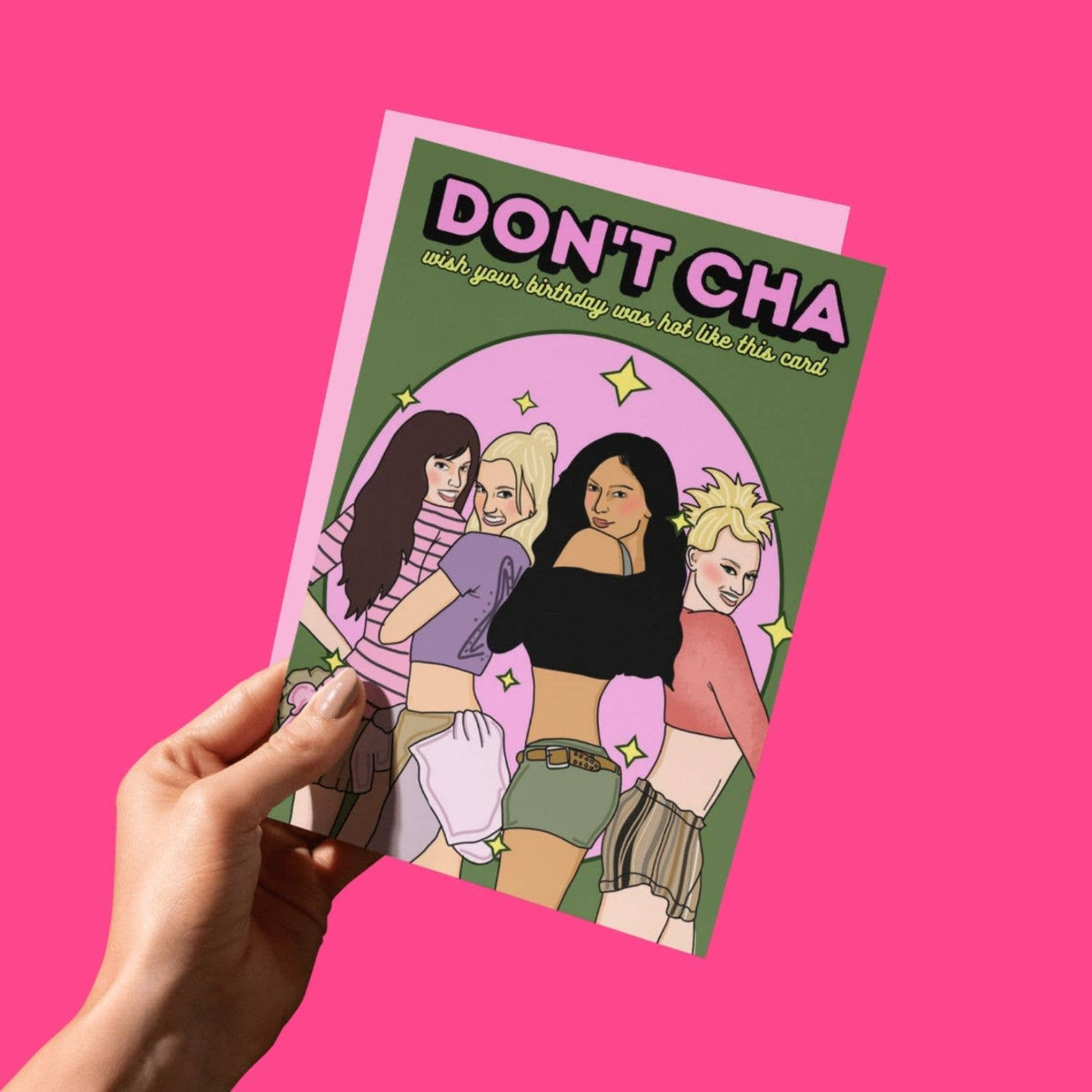 Don't Cha Wish Your Birthday Was Hot Funny Birthday Card
