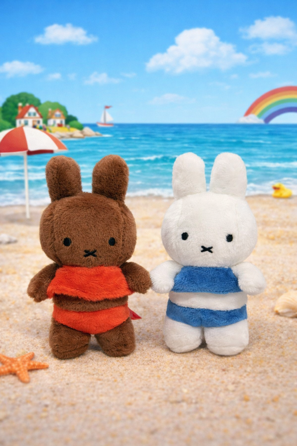 Miffy Plush Bag Charm - Swimwear Limited Edition