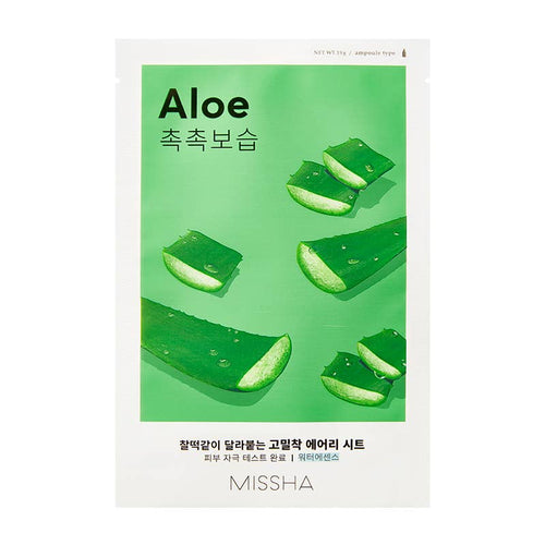 MISSHA Airy Fit Sheet Mask Aloe - Front & Company: Gift Store