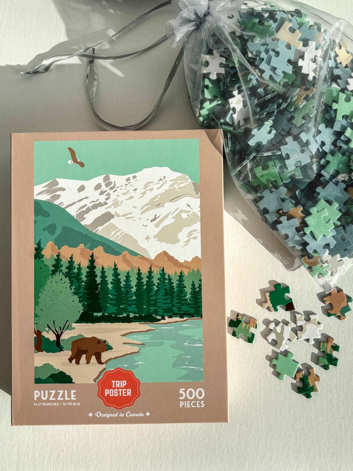 PUZZLES FROM PROVINCES - ONTARIO / ALBERTA / YUKON OR QUEBEC