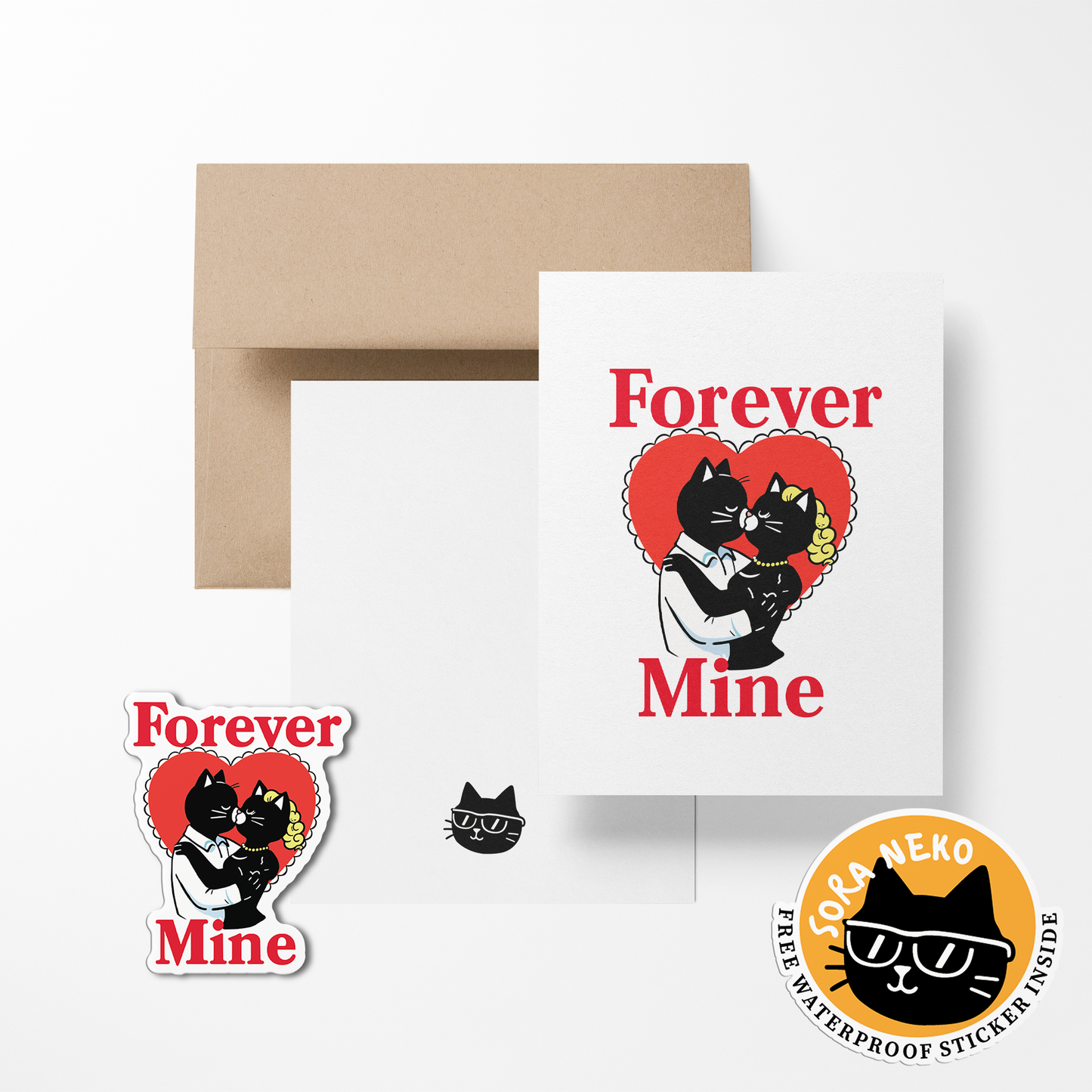 Forever Mine Valentines Greeting Cards