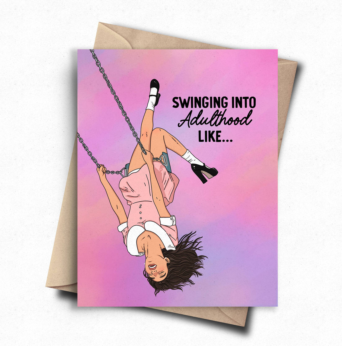 Adulthood Birthday Card Funny Milestone Graduation Card