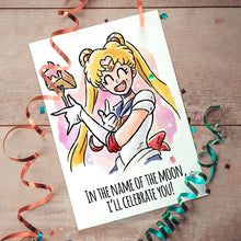 Load image into Gallery viewer, Name of the Moon Sailor Moon - Anime / Manga Birthday Card
