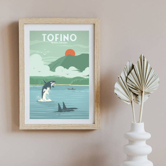 TOFINO POSTER - WHALE EDITION