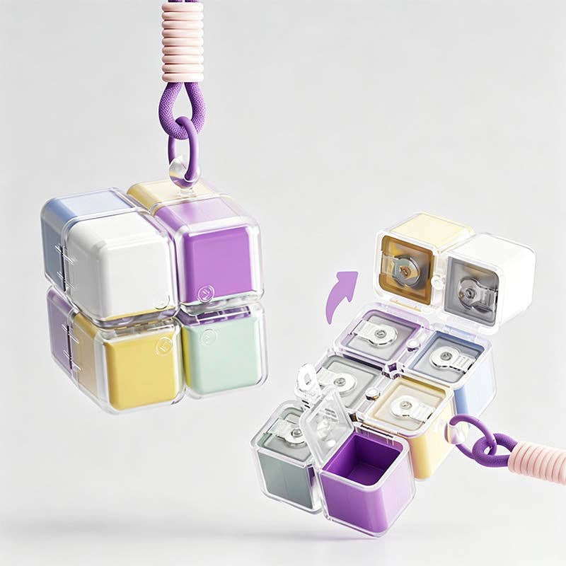 Elegant Magnetic Portable Daily Fashion Pill Case