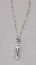 Load image into Gallery viewer, Ballet Slipper Necklace - silver
