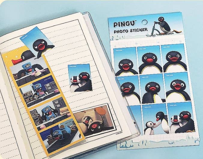 Pingu Photo Sticker Sheet - Mini Photo Deco Multi Sticker
