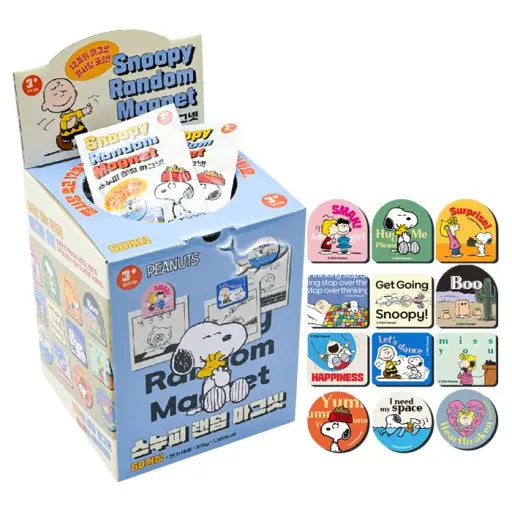 Peanuts Snoopy & Friends Magnet Mystery Random Box