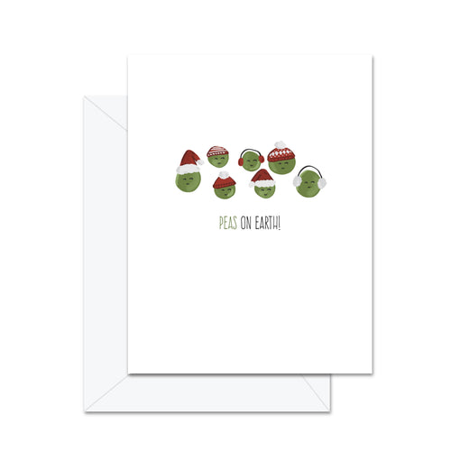 Peas On Earth - Greeting Card - Front & Company: Gift Store