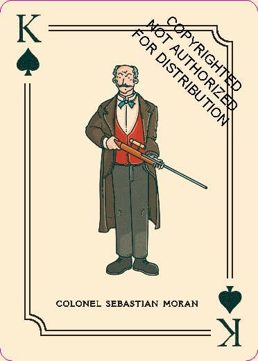Sherlock Holmes Playing Cards