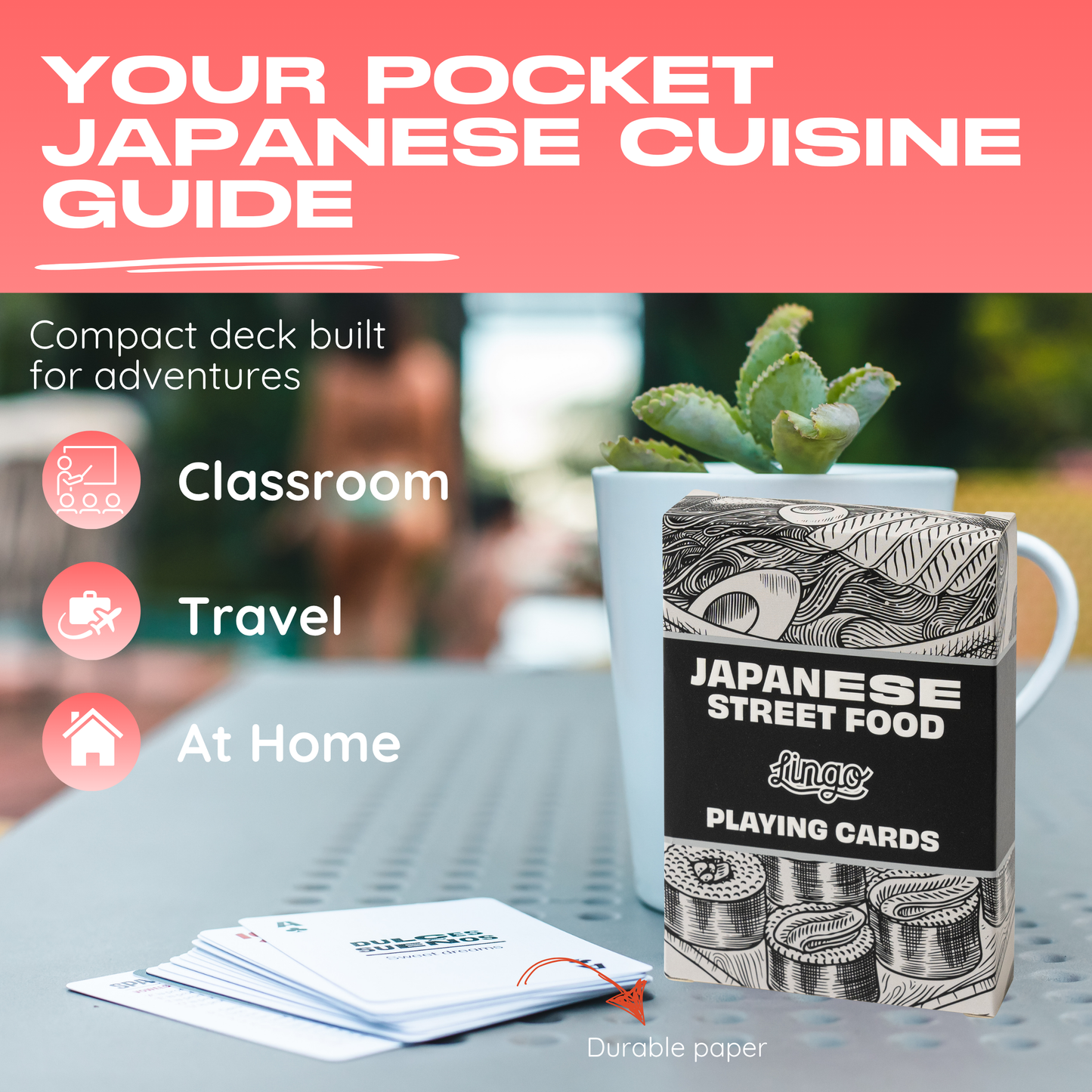 Japanese Street Food Playing Cards
