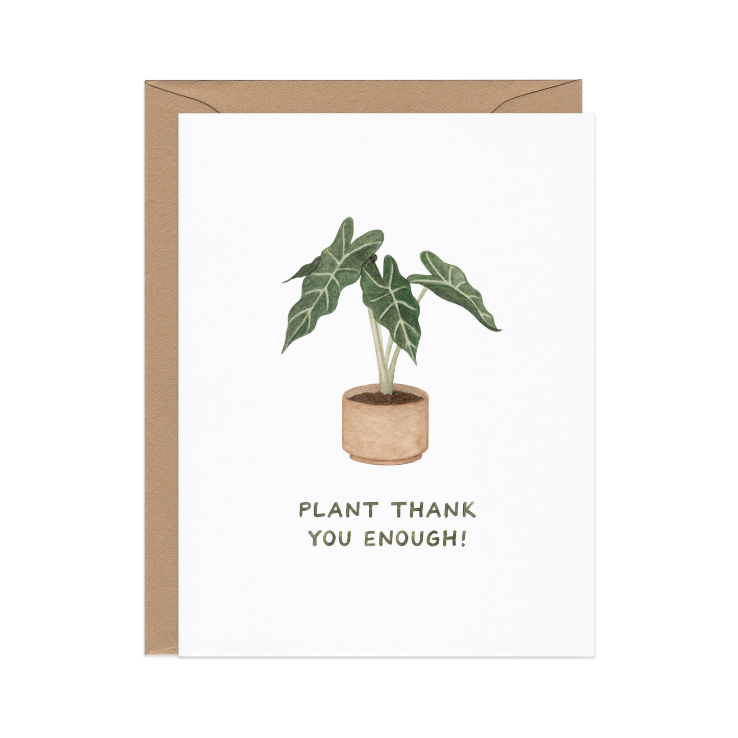 Plant Thank You Enough - Houseplant Thanks Card