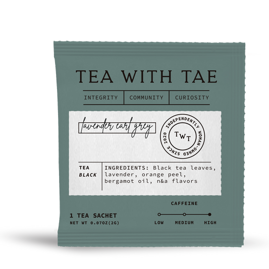 Lavender Earl Grey Black Tea - Individually Wrapped Tea Bag