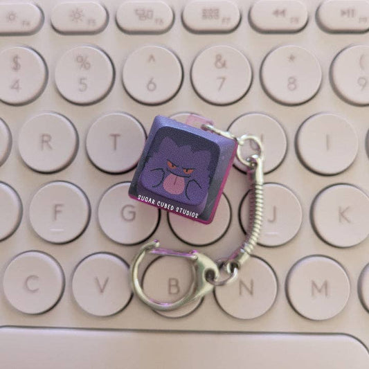 Silly Ghost Boi #094 - Fidget Keycap Keychain