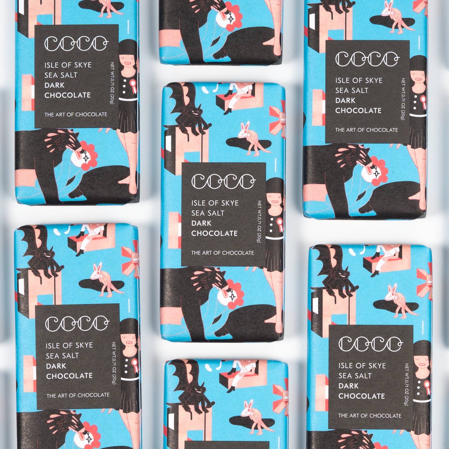 Isle of Skye Sea Salt Dark Mini Chocolate Bar