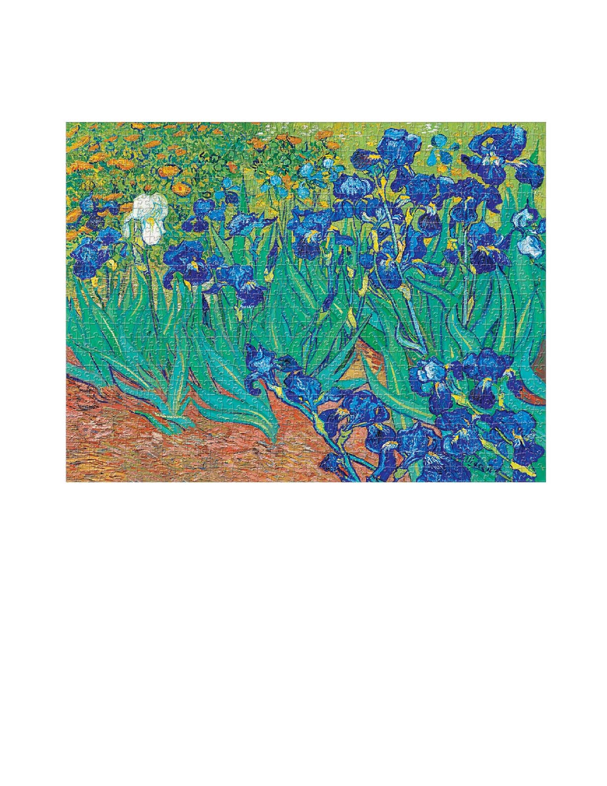 Van Gogh's Irises 1000 Piece Jigsaw Puzzle, The J. Paul Getty Museum Collec