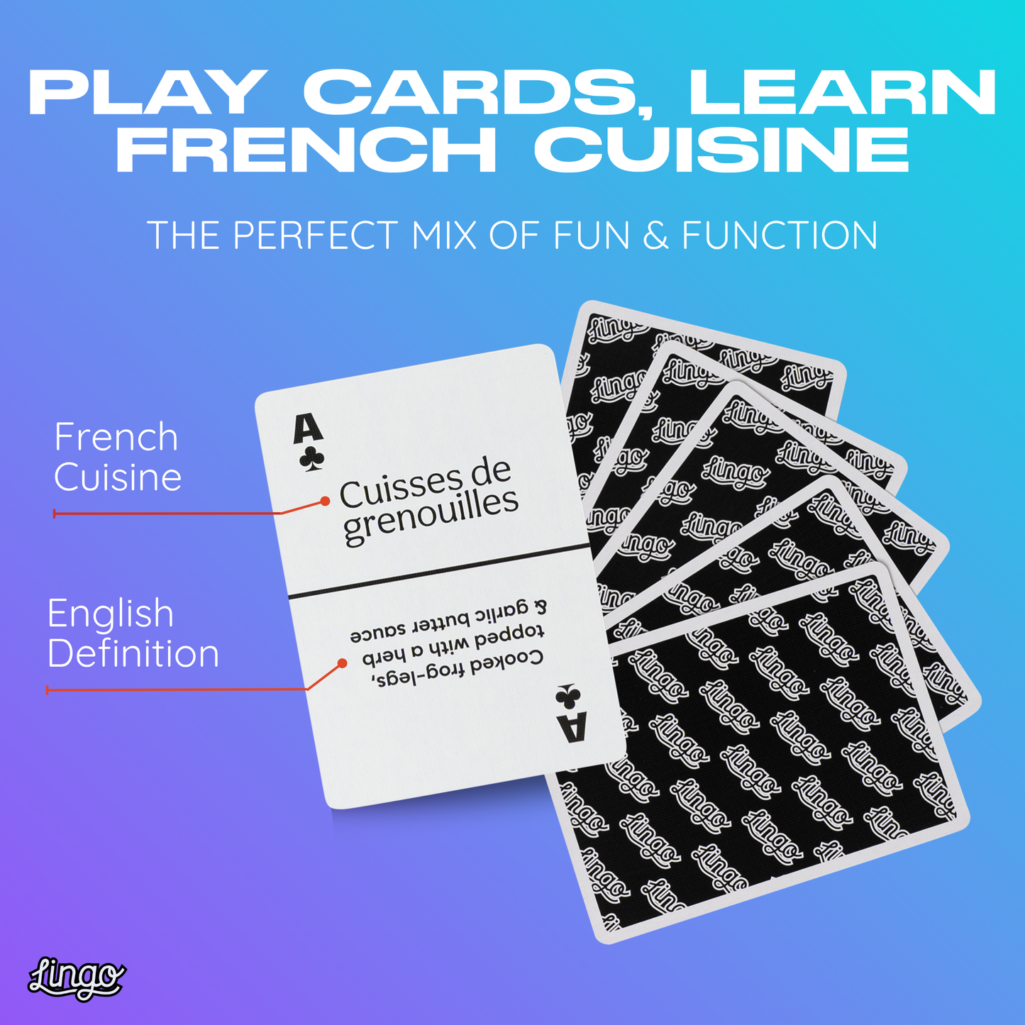 French Street Food Playing Cards