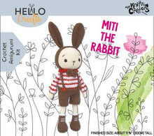 Load image into Gallery viewer, Knitty Critters - Hello buddies - Miti The Rabbit
